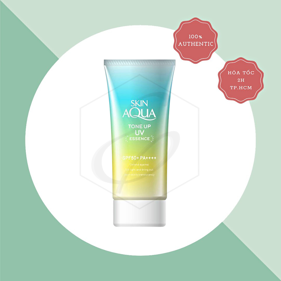Kem Chống Nắng Skin Aqua Tone Up UV Essence Mint Green SPF50+ PA++++ 80g (Xanh)